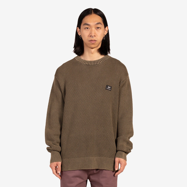 Honeycomb Knitted Sweater Deep Depths
