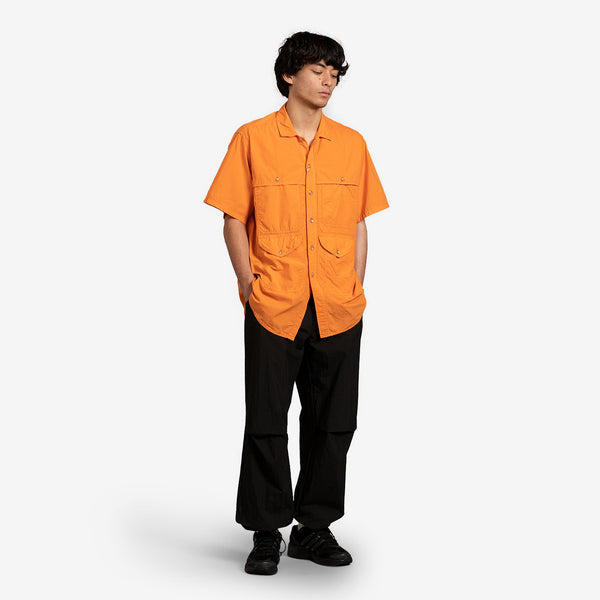 B+ Cotton Ripstop Short Sleeve Adventure Shirt Orange