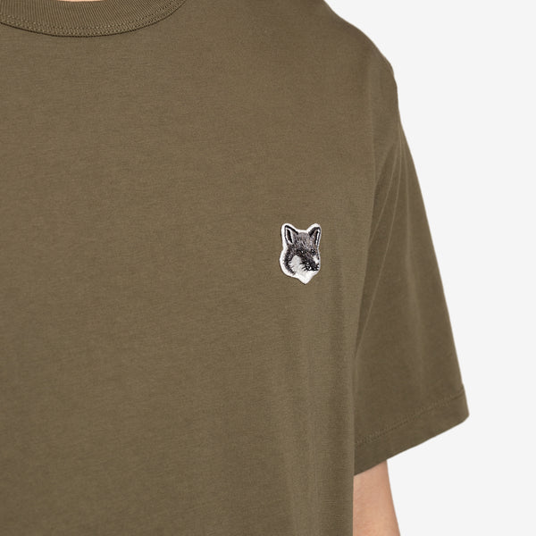 Fox Head Patch Classic T-Shirt Khaki Grey