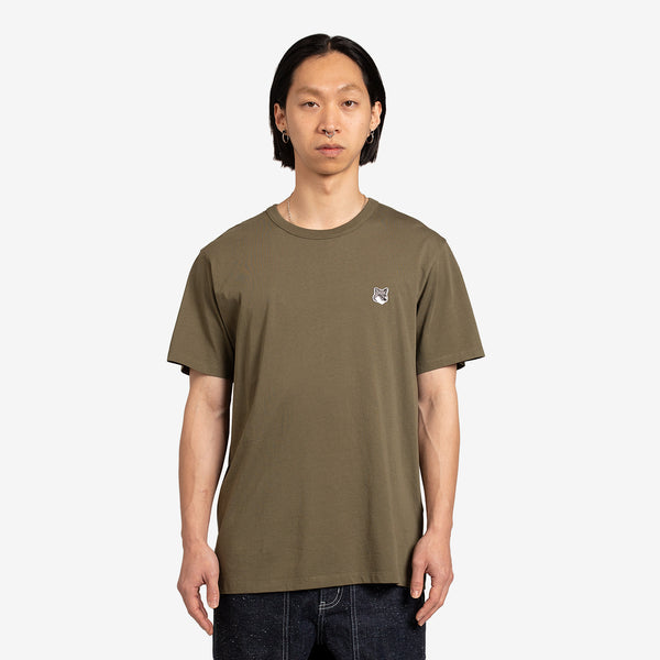 Fox Head Patch Classic T-Shirt Khaki Grey