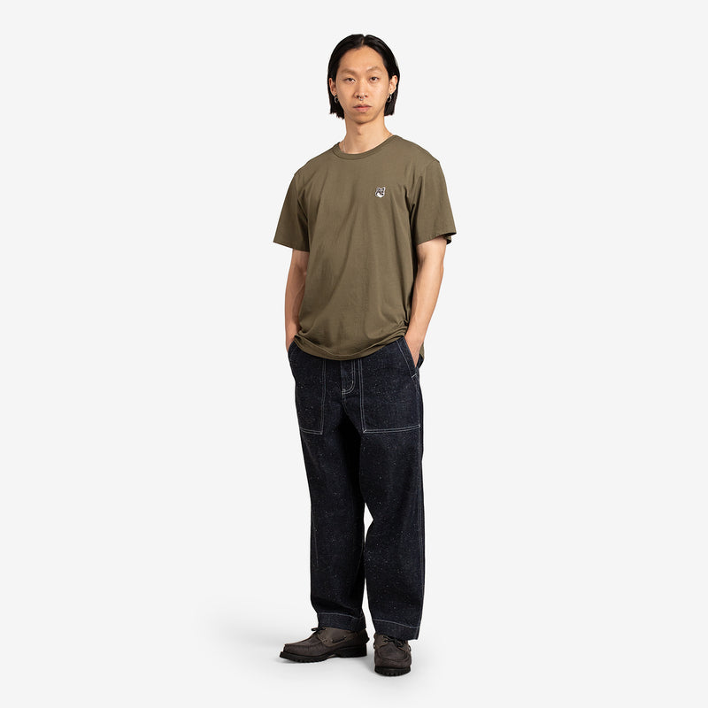 Fox Head Patch Classic T-Shirt Khaki Grey