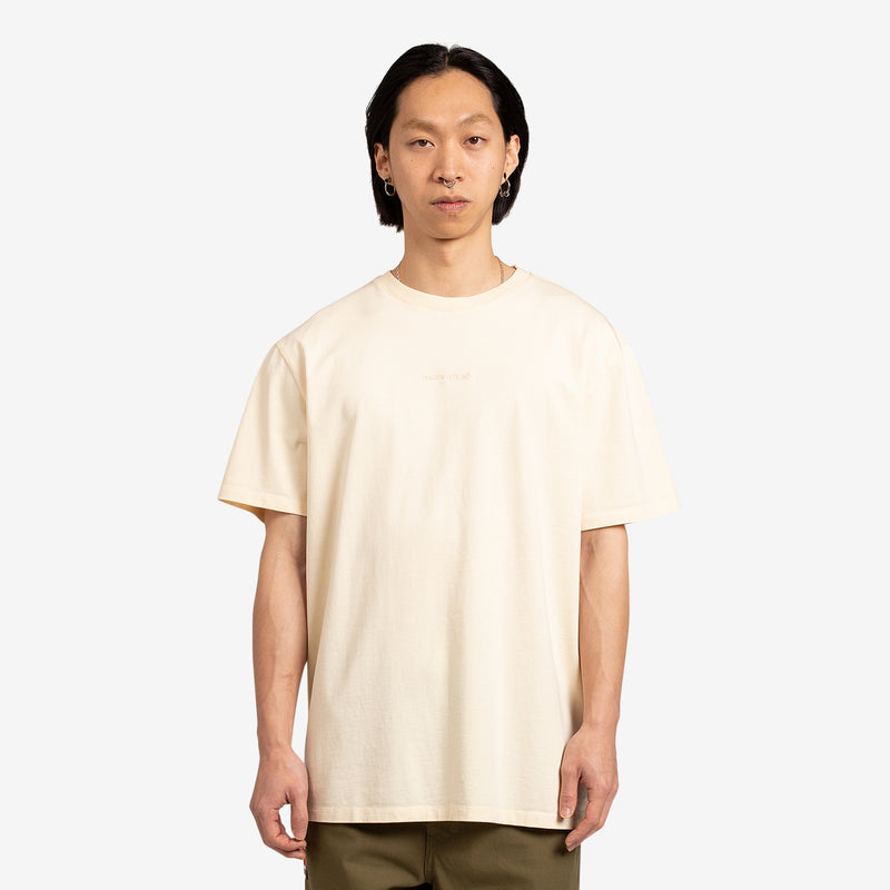 Maison Kitsuné Paris Embroidery Relaxed T-Shirt Ecru