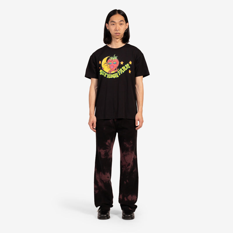 Unisex Ally Bo Perennials Print T-Shirt Black