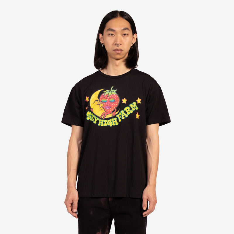 Unisex Ally Bo Perennials Print T-Shirt Black