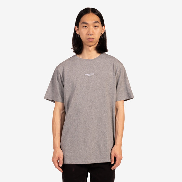 Maison Kitsuné Embroidered Relaxed T-Shirt Grey Melange