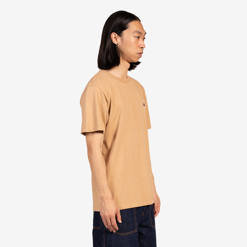 Fox Head Patch Classic T-Shirt Beige
