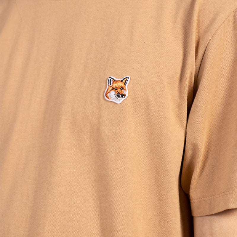 Fox Head Patch Classic T-Shirt Beige