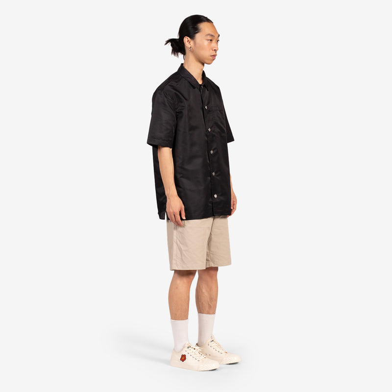 Recycled Nylon Summer Shirt Black Shirts