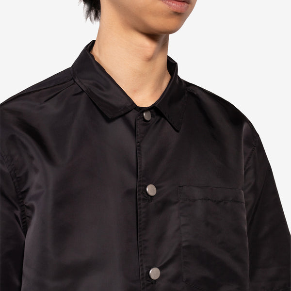 Recycled Nylon Summer Shirt Black Shirts