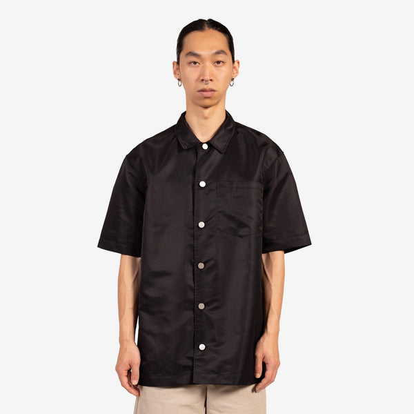 Recycled Nylon Summer Shirt Black