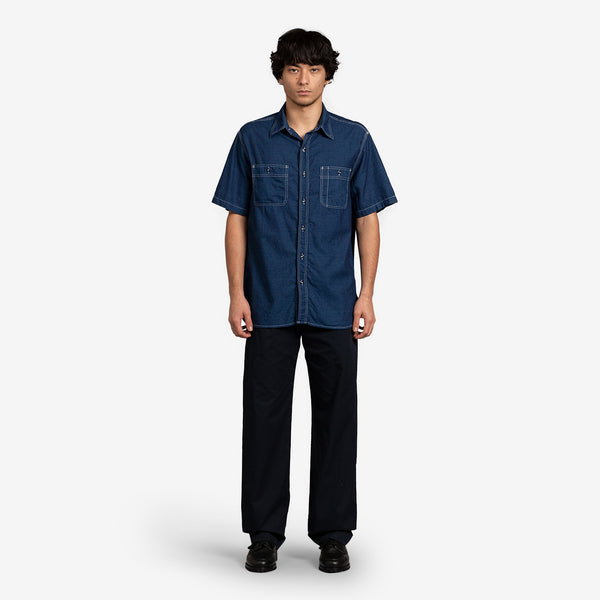 B+ Work Chambray Work Shirt Indigo