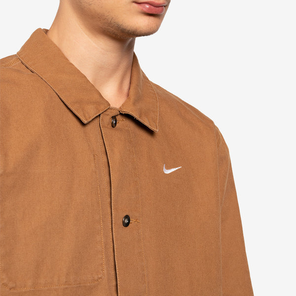 Nike Life Unlined Chore Coat Ale Brown | White