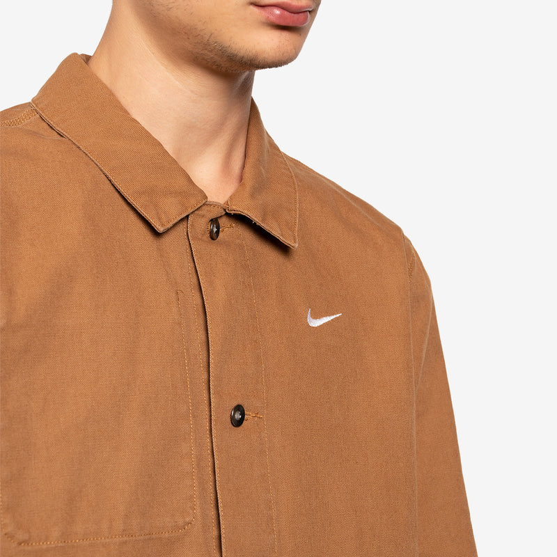 Nike Life Unlined Chore Coat Ale Brown | White