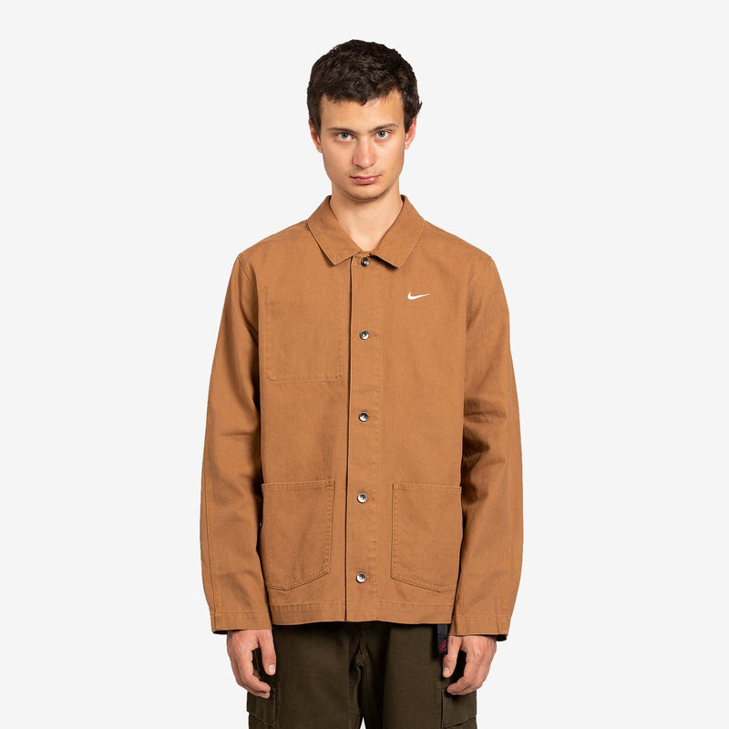 Nike Life Unlined Chore Coat Ale Brown | White
