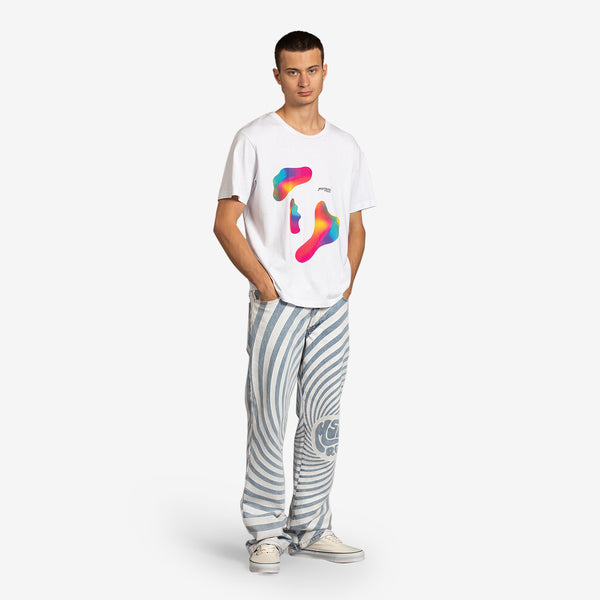 Spiral Denim White