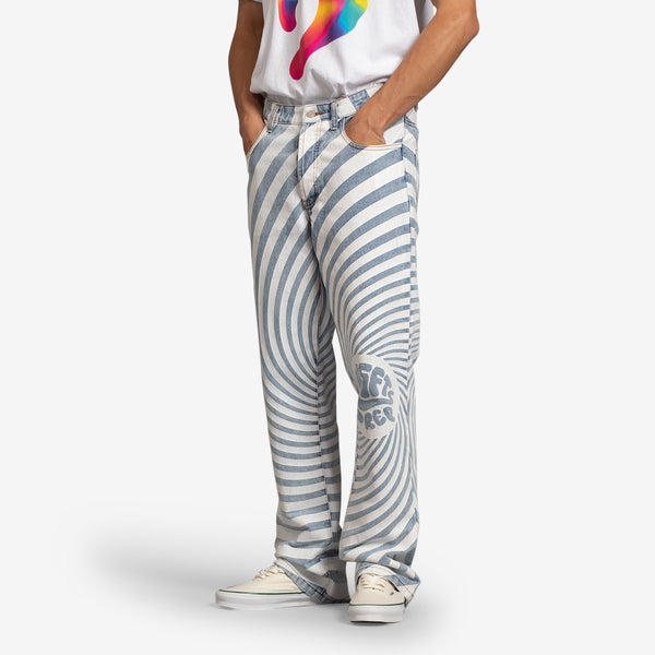 Spiral Denim White