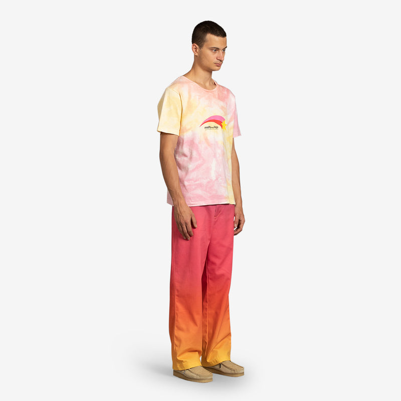 Tie-Dye Star Logo T-Shirt Pink