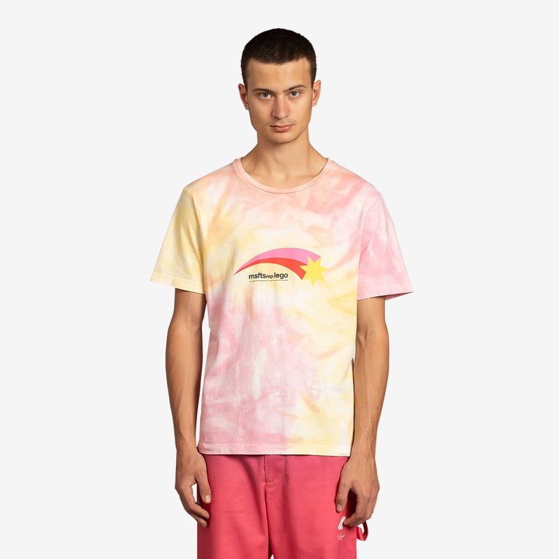 Tie-Dye Star Logo T-Shirt Pink