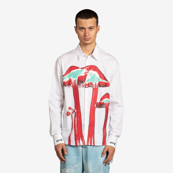 Mushroom Dress Shirt White
