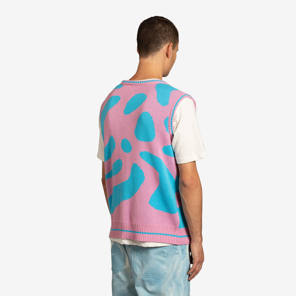 Polka Dot Vest Pink | Blue