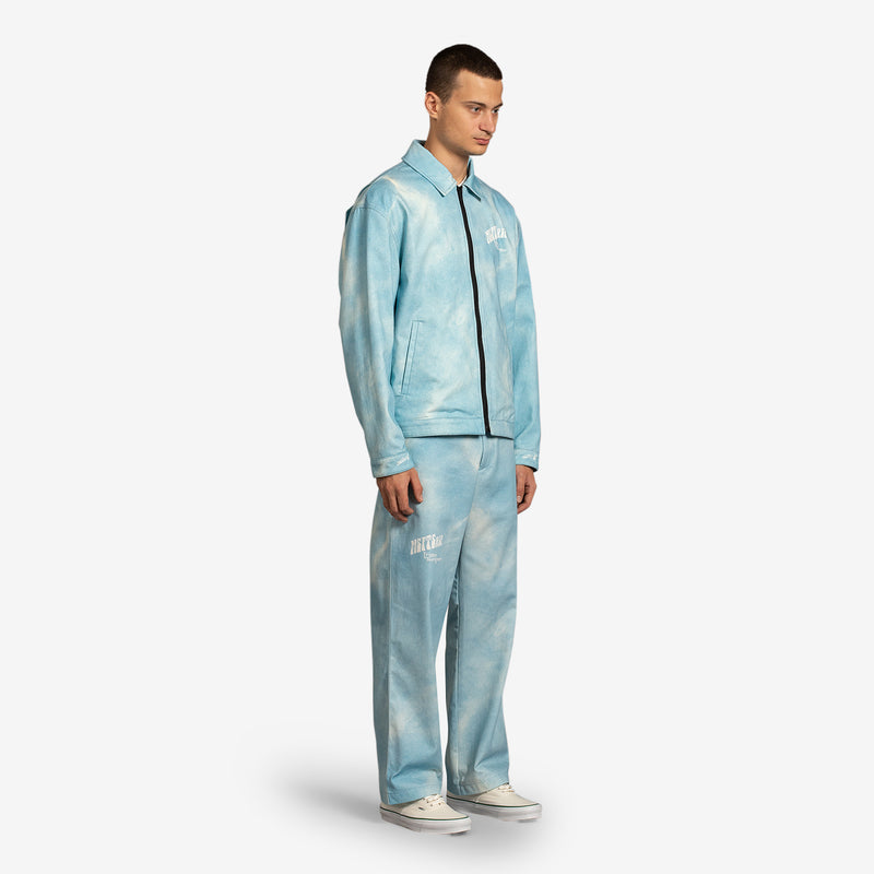 Waterprint Workwear Jacket Blue | White