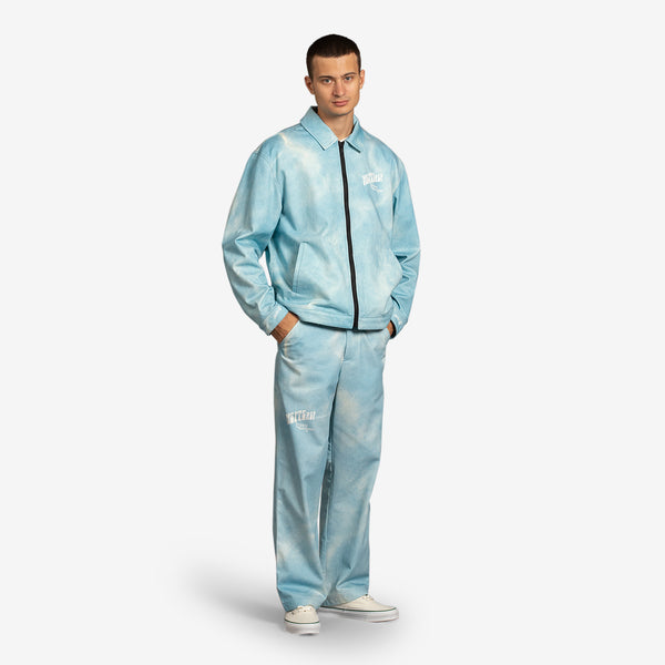 Waterprint Workwear Jacket Blue | White