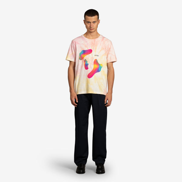 Abstract T-Shirt Tie-Dye Pink