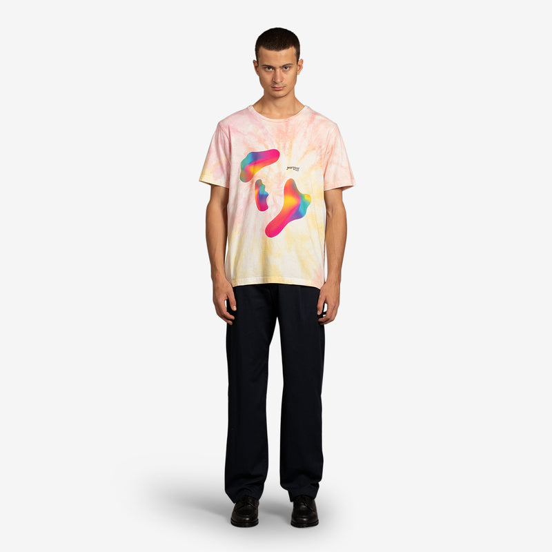 Abstract T-Shirt Tie-Dye Pink