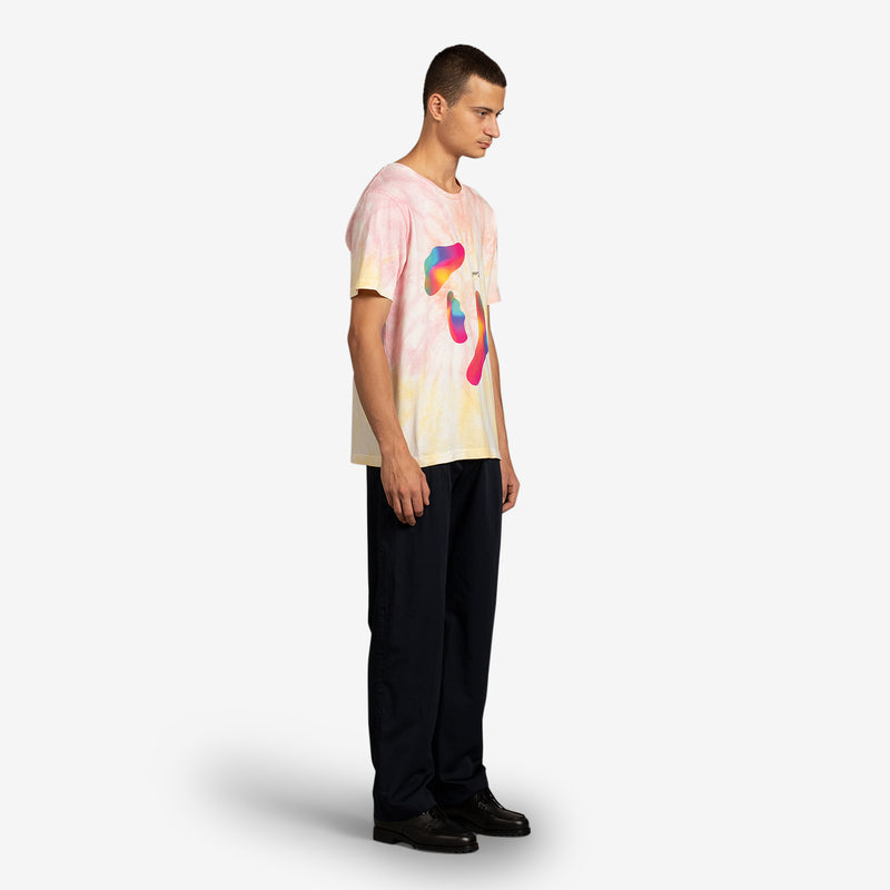 Abstract T-Shirt Tie-Dye Pink