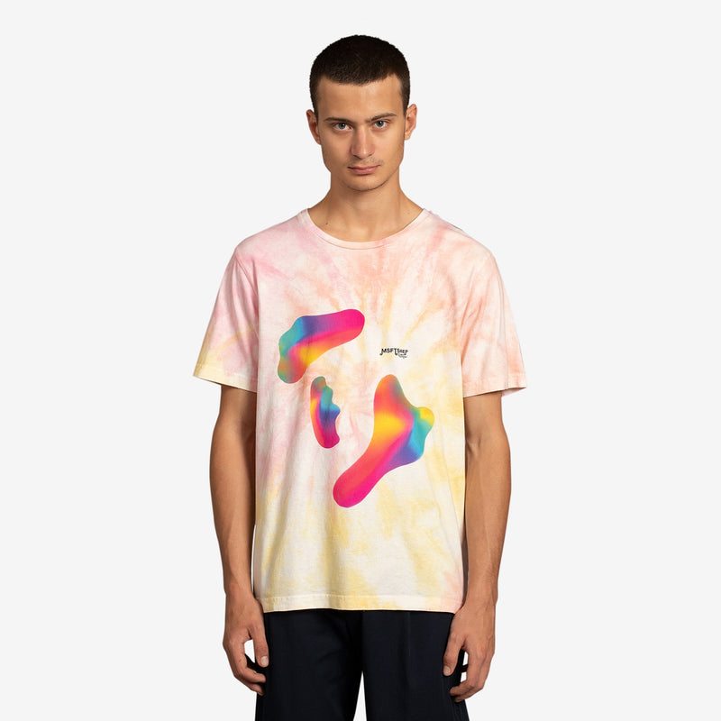 Abstract T-Shirt Tie-Dye Pink