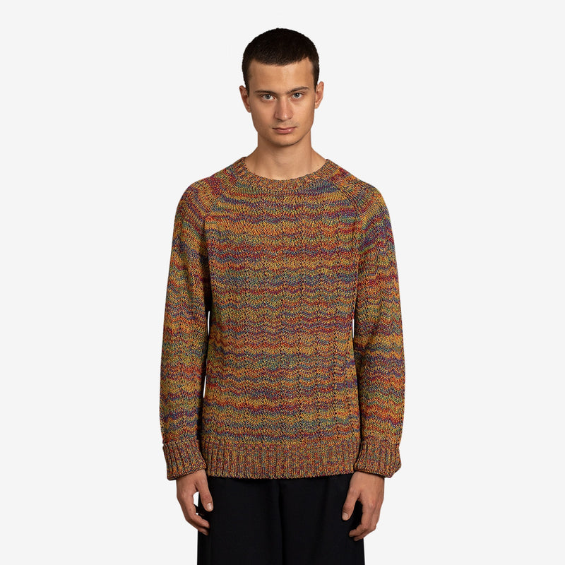 Summer Swirl Knit Crewneck Technicolour