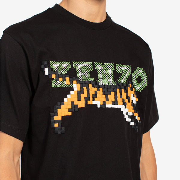 Kenzo Pixel Oversize T-Shirt Black