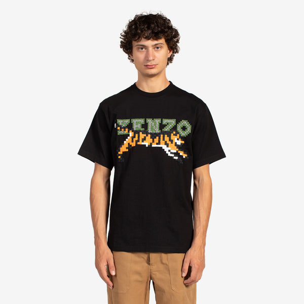 Kenzo Pixel Oversize T-Shirt Black