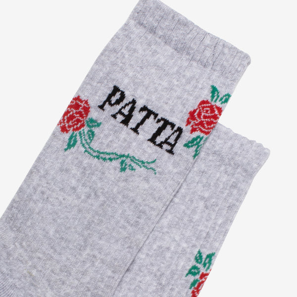 Rose Sports Socks Grey Melange