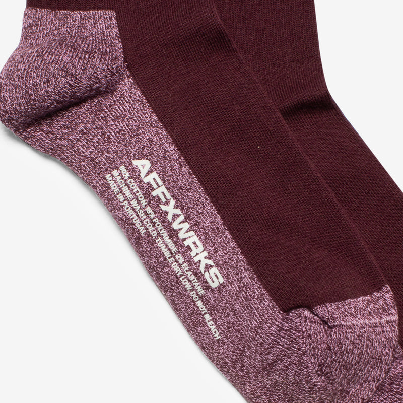 Duo-Tone Sock 3 Pack Crimson | Green | Grey
