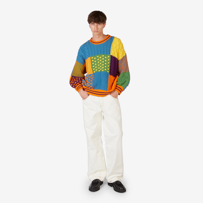 Psychedelic Cable Jumper Multicolour