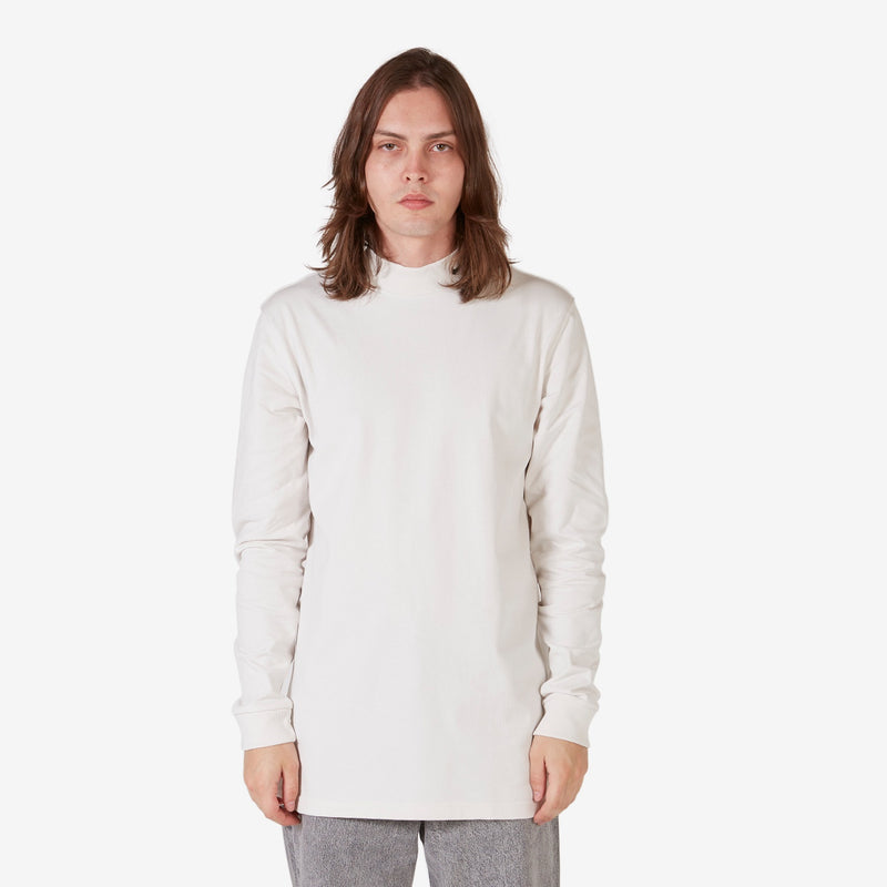 Nike Life Long-Sleeve Mock Neck Shirt Phantom | Black