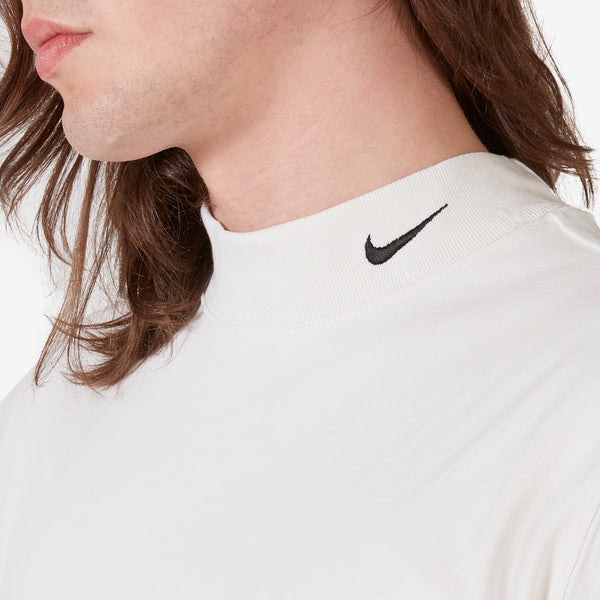 Nike Life Long-Sleeve Mock Neck Shirt Phantom | Black