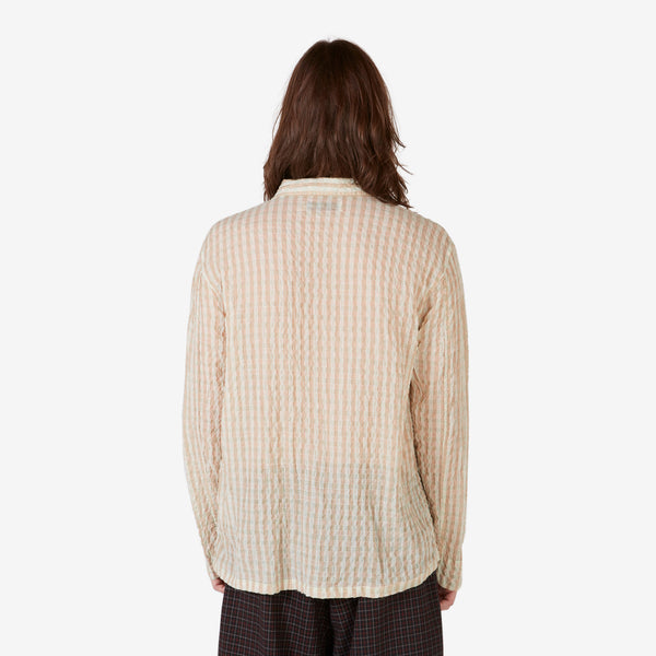 Box Shirt Basque Seersucker Check