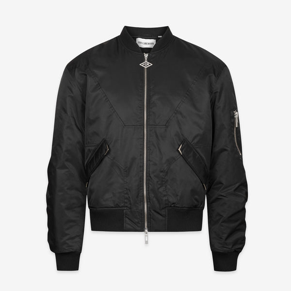 Bomber Cut Jacket Faded Black
