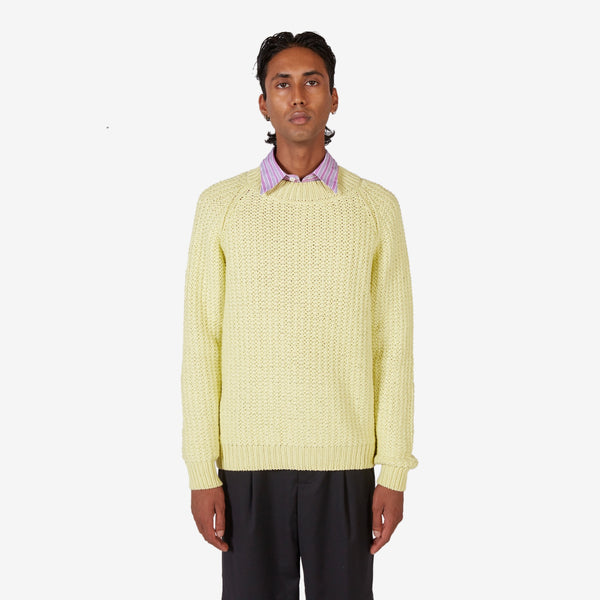 Tape Sweater Faded Yellow