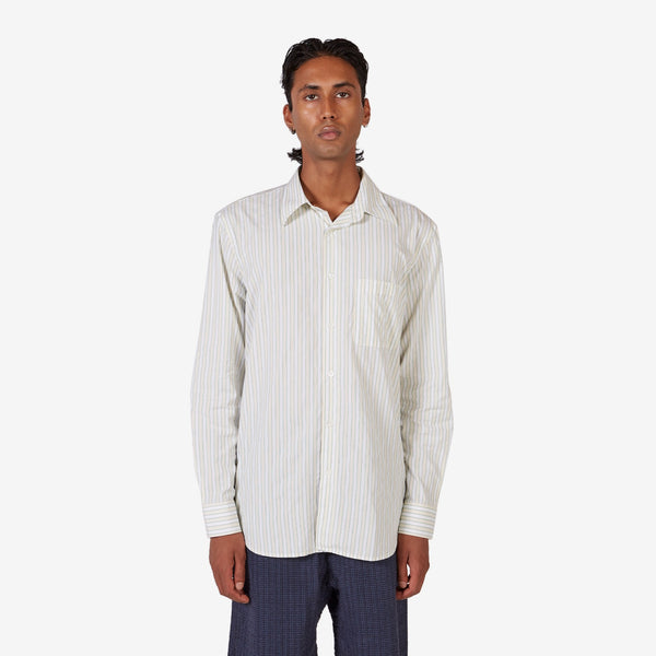 Adrian Shirt Green Stripe