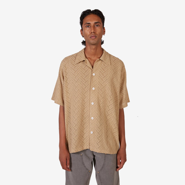 Spacey Short Sleeve Shirt Khaki