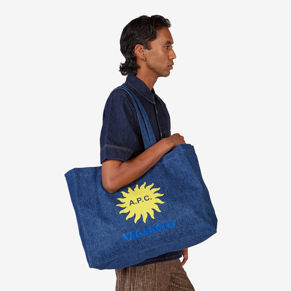 Diane Vacances Shopping Bag Washed Indigo