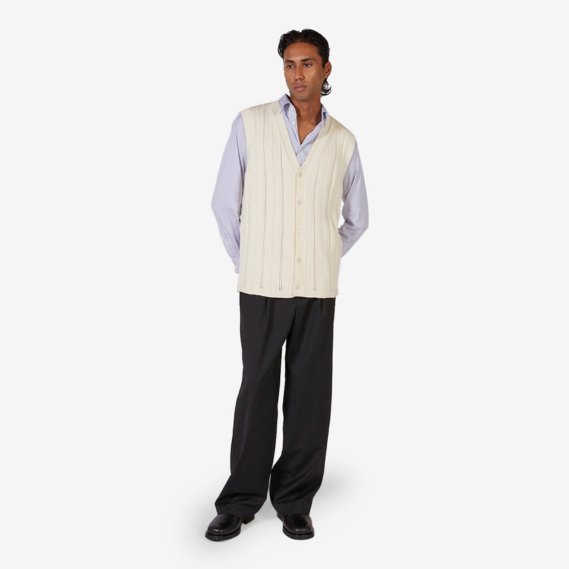 SUNFLOWER ALEX COTTON KNIT VEST