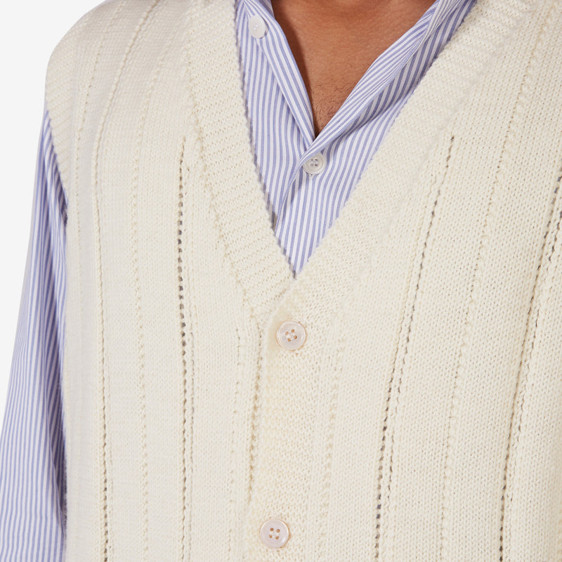 SUNFLOWER ALEX COTTON KNIT VEST