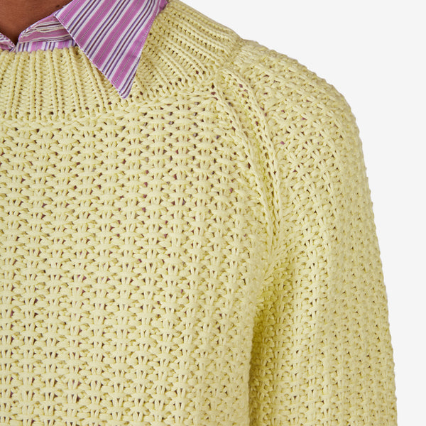 Tape Sweater Faded Yellow