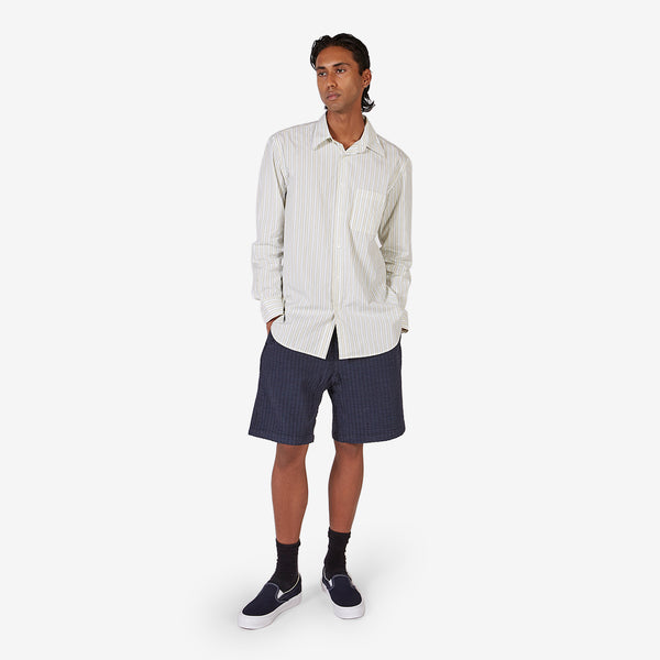 Adrian Shirt Green Stripe