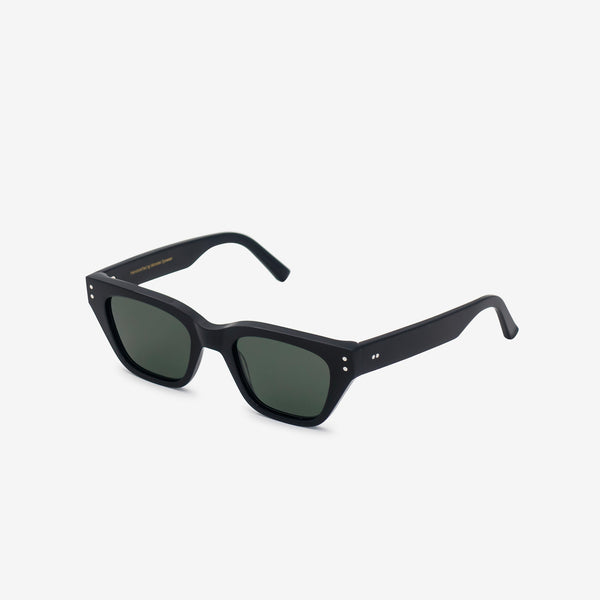 Memphis Black | Green Solid Lenses