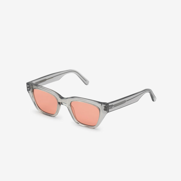 Memphis Grey | Orange Solid Lens